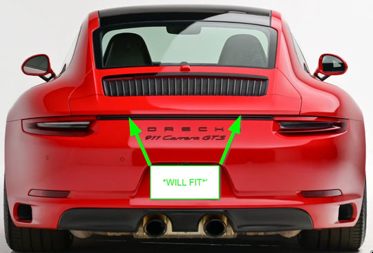 Rennline Carbon Mini Heckspoiler / Kicker Spoiler – Porsche 911 991.2 – Hochglanz Carbon