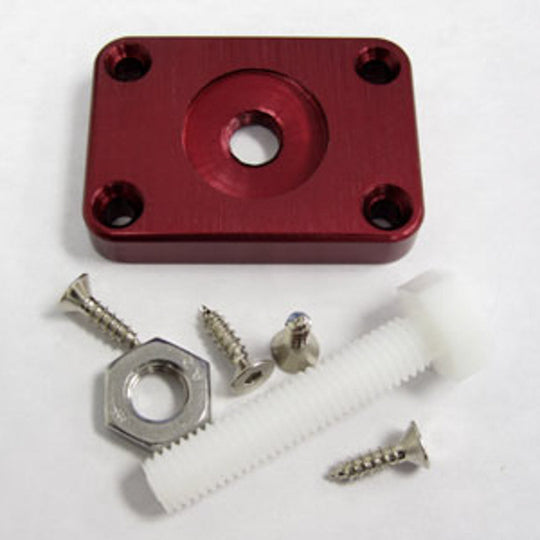Rennline Alu-Gasanschlag / Throttle Stop – Porsche 911/912/930 (1965–1973) & 914 (1969–1975) – mit Nylon-Einstellschraube, Farben Schwarz/Rot/Silber