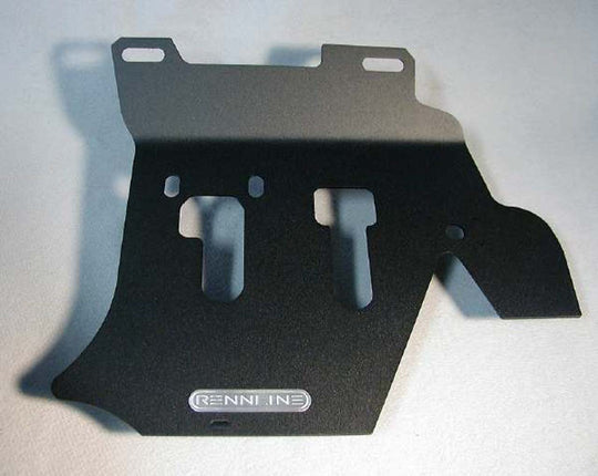 Rennline Aluminium-Fußbrett Fahrerseite – Porsche 911/912/930 Coupé (1974–1989) – Solid/Perforated, Silber eloxiert oder Schwarz pulverbeschichtet