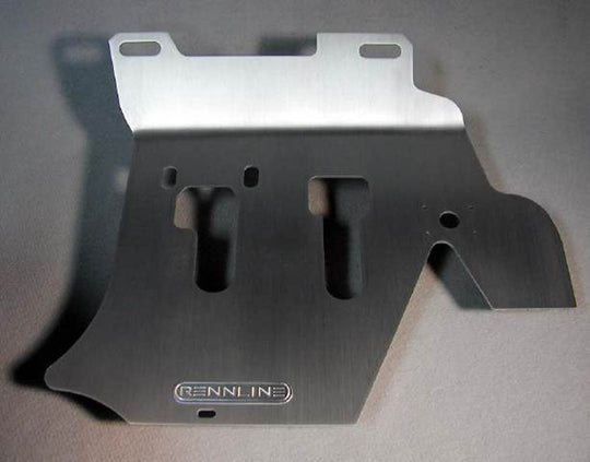 Rennline Aluminium-Fußbrett Fahrerseite – Porsche 911/912/930 Coupé (1974–1989) – Solid/Perforated, Silber eloxiert oder Schwarz pulverbeschichtet