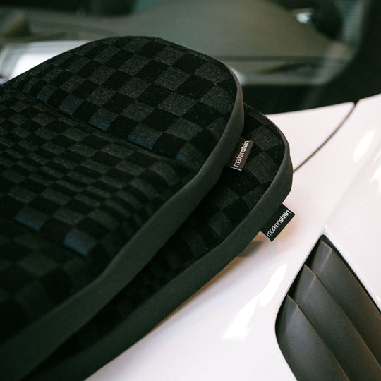 Bezüge Sitz Inlays Pascha schwarz limitiert für Porsche Schalensitze 918, 991, 992, 981, GT3, GT4