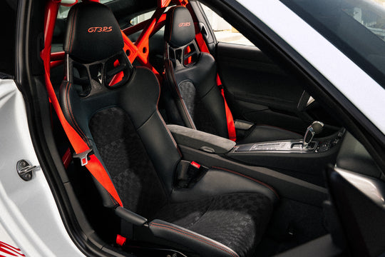 Bezüge Sitz Inlays Pascha schwarz limitiert für Porsche Schalensitze 918, 991, 992, 981, GT3, GT4