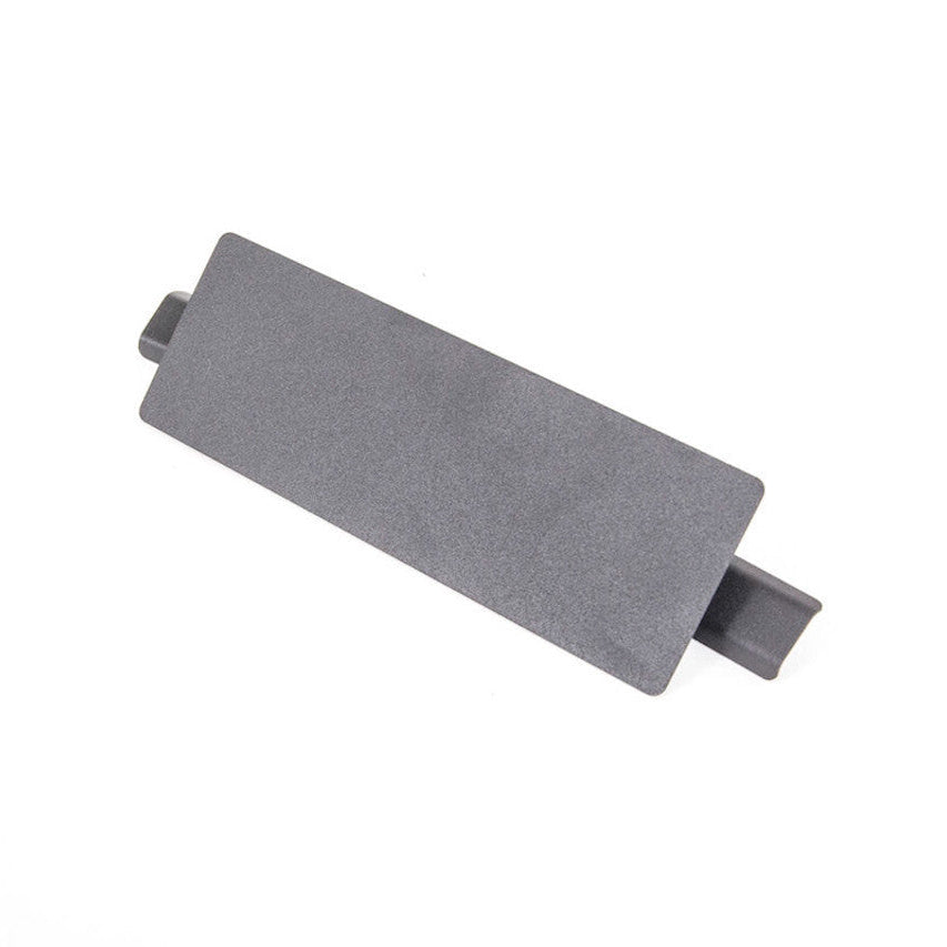 Rennline Radio-Delete / Radio-Block-Off Platte – Porsche 911/912/930 (1974–1985.5) – OEM-Look, schwarz pulverbeschichtet